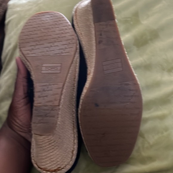 Toms Espadrilles Black SZ 10W - Picture 8 of 8